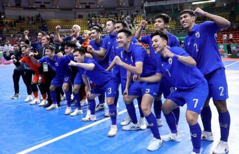 ĐT Thái Lan dùng đội hình B đấu Việt Nam ở giải AFF futsal