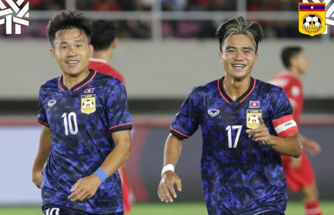 CĐV Đông Nam Á dậy sóng khi Lào tạo nên kỳ tích trước Indonesia