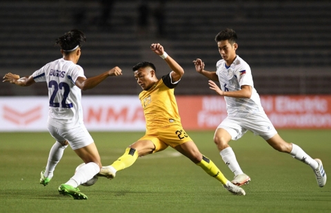 Thi đấu trên cơ, Philippines vẫn để Myanmar cầm hòa