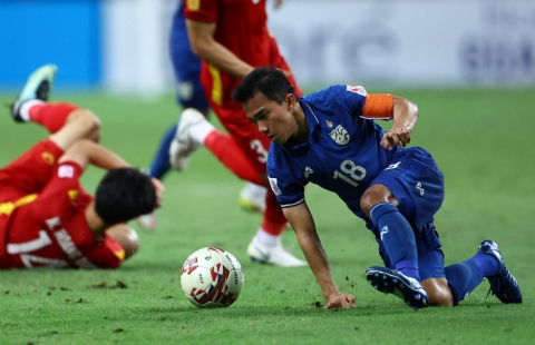 Chanathip phản ứng khi Thái Lan thua Việt Nam chung kết AFF Cup