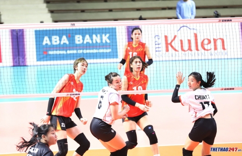 Thi đấu dễ dàng, tuyển bóng chuyền nữ Việt Nam khởi đầu ấn tượng