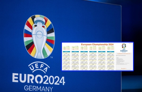 Tải lịch thi đấu EURO 2024 file Excel và PDF