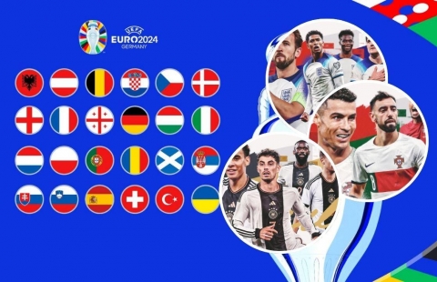 Đội hình chính thức 24 ĐTQG dự EURO 2024