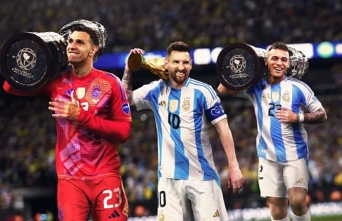 ĐT Argentina chính thức ghi danh vào lịch sử bóng đá thế giới