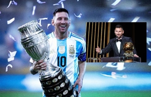 Vô địch Copa America 2024, Messi nhảy 4 bậc đua Quả bóng vàng