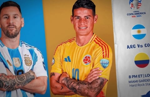 Link xem trực tiếp chung kết Copa America 2024 - Argentina vs Colombia
