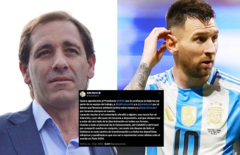 Bị mất chức Thứ trưởng vì yêu cầu Messi xin lỗi, ông Julio Garro lần đầu lên tiếng