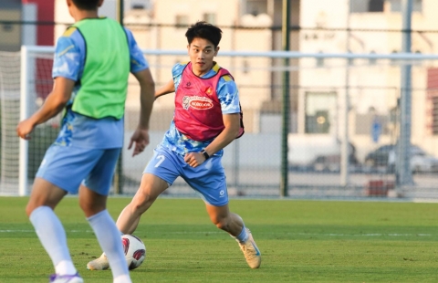 VIDEO: U23 Việt Nam quyết tâm tập dứt điểm trước VCK U23 châu Á