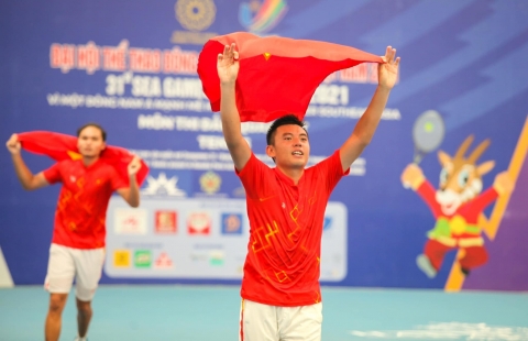 VĐV Việt Nam ăn cháo hành trước trận chung kết SEA Games