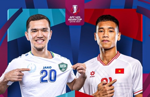 Trực tiếp U23 Việt Nam 0-1 U23 Uzbekistan: Bàn thua từ sớm