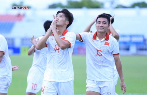 Quốc Việt thể hiện quyết tâm trước giải U23 Đông Nam Á
