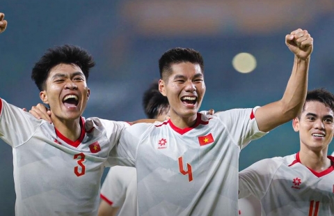 AFF vinh danh 1 cầu thủ U23 Việt Nam sau trận thắng Lào