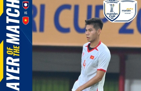 AFF vinh danh 1 cầu thủ U23 Việt Nam sau trận thắng Lào
