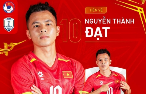 Số 10 của U23 Việt Nam nhận vinh dự lớn từ AFF