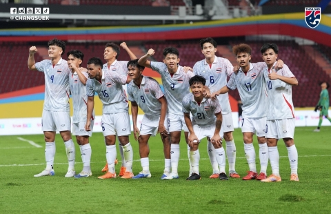 U22 Thái Lan thắng đậm Timor Leste với tỷ số của set tennis