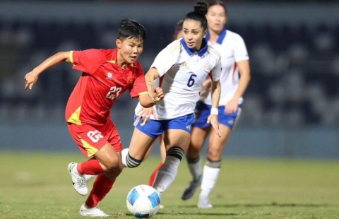 Thủng lưới phút cuối, ĐT nữ Việt Nam thua cay đắng Philippines