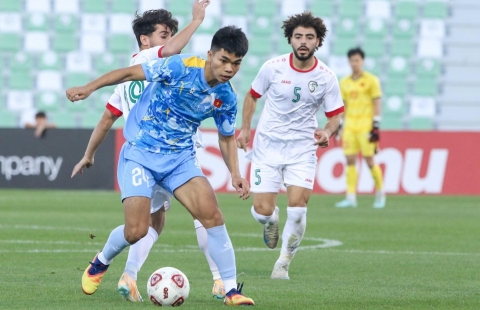 CĐV Syria đồng loạt nhắc U23 Việt Nam khi bị Nhật Bản hủy diệt