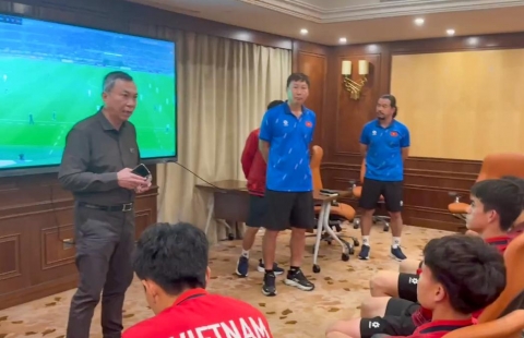 U23 Việt Nam được động viên tinh thần trước trận đấu quyết định