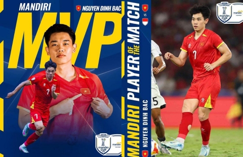 Đình Bắc nhận cú đúp giải thưởng tại chung kết U23 Đông Nam Á 2025