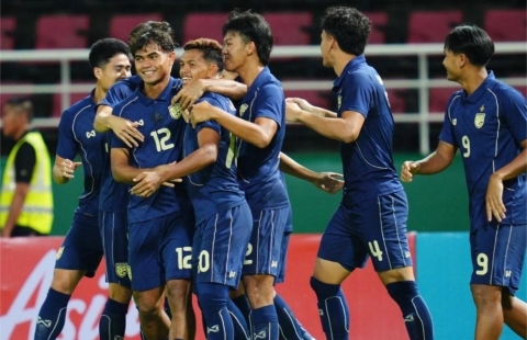 Bảng D VCK U23 Châu Á: U23 Thái Lan vượt chông gai!