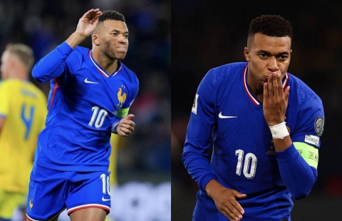 Mbappe tạo cột mốc lịch sử ở tuổi 26