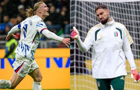 Donnarumma: 'Tuyển Ý đã ngừng chơi bóng ở hiệp 2 trước Na Uy'
