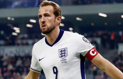 ĐT Anh 'vô đối' trên đường tới World Cup 2026 cùng Harry Kane