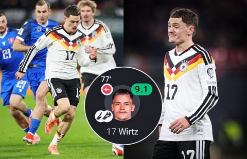Florian Wirtz thể hiện đẳng cấp, giúp tuyển Đức dự World Cup