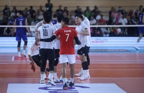 Bóng chuyền nam Indonesia đặt mục tiêu bảo vệ vàng tại SEA games 33