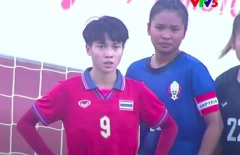 Nữ Thái Lan giành HCĐ sau trận thắng đậm Campuchia