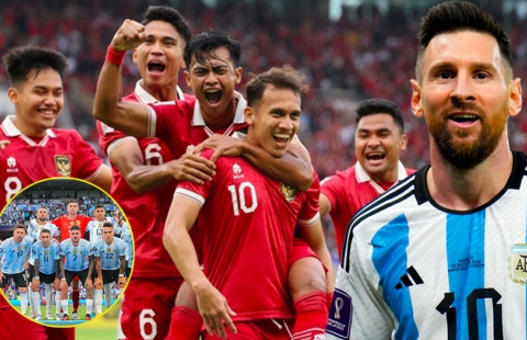Liên đoàn bóng đá Indonesia tung 'chiêu' để Messi phải đá giao hữu