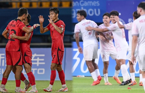 Trực tiếp Thái Lan 0-4 Hàn Quốc: Chênh lệch đẳng cấp