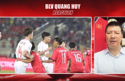 BLV Quang Huy: 'Đối đầu Indonesia, ĐT Việt Nam nên...'