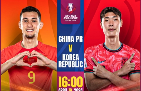 Trực tiếp U23 Trung Quốc 0-0 U23 Hàn Quốc: Nhập cuộc hấp dẫn