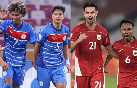 Trực tiếp U23 Indonesia vs U23 Philippines, 20h00 hôm nay 18/7
