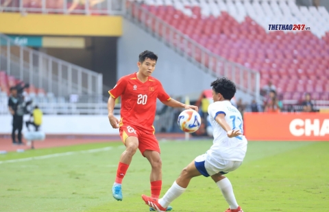 Trực tiếp U23 Việt Nam 1-1 U23 Philippines: Đình Bắc nổ súng
