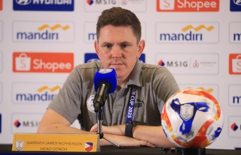 HLV U23 Philippines: 'Chúng tôi đã tin rằng có thể thắng U23 Việt Nam'