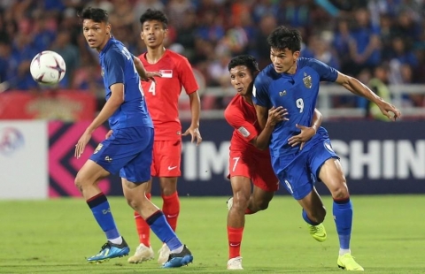 U22 Thái Lan vs U22 Singapore: Thắng đậm vào bán kết