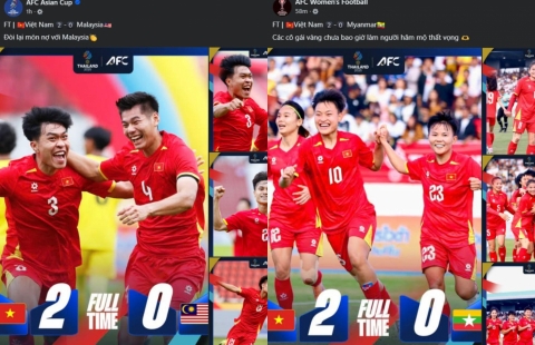 Bóng đá Việt Nam đại thắng, AFC gửi thông điệp đặc biệt