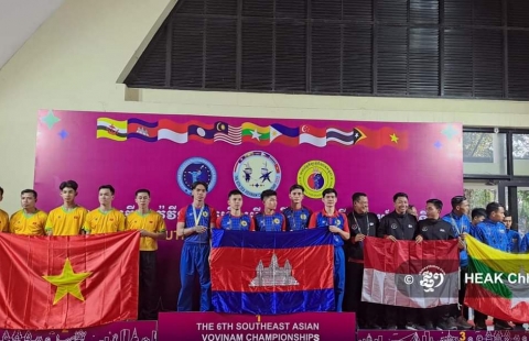 Campuchia 'tạo địa chấn' ở môn Quốc võ Việt Nam giải tiền SEA Games 32