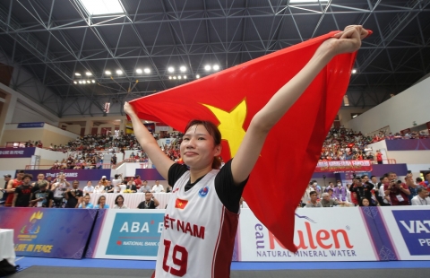 Địa chấn: Tuyển bóng rổ 3x3 nữ Việt Nam vô địch SEA Games 32