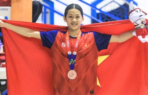 Thần đồng bơi lội 14 tuổi của Việt Nam tham dự ASIAD 19