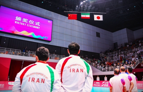 Trao thưởng môn bóng chuyền nam ASAID 19: Iran vô địch