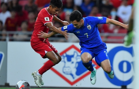 Highlights Thái Lan vs Singapore | Vòng loại World Cup 2026