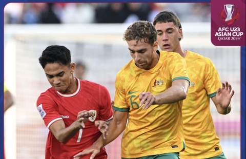 Thắng Australia, U23 Indonesia tạo địa chấn tại giải châu Á