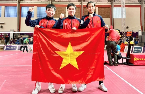 Cầu mây Việt Nam 'phá dớp', giành HCV lịch sử tại SEA Games 32