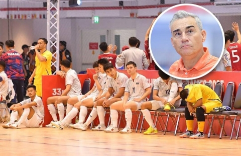 HLV futsal nam Thái Lan nói gì sau thất bại thảm hại ?