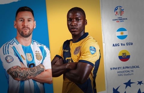 Trực tiếp Argentina vs Ecuador: Messi đá chính