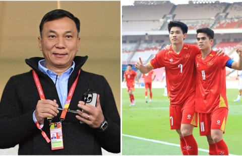 Chủ tịch VFF 'nhắc nhở' U23 Việt Nam trước chung kết U23 Đông Nam Á