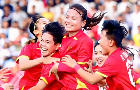 Hạ Myanmar, tuyển nữ Việt Nam vào bán kết SEA Games